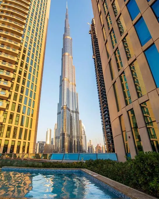First Class 3Br With Full Burj Khalifa And Fountain View Dubai Apartment