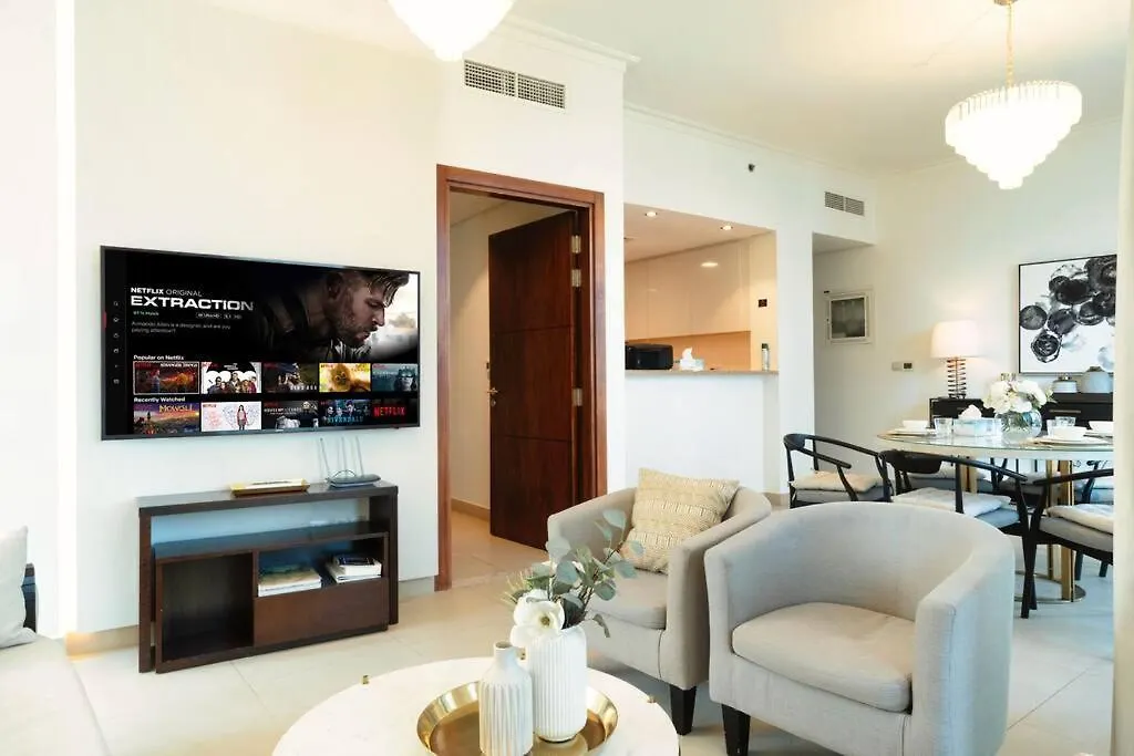 Apartment First Class 3Br With Full Burj Khalifa And Fountain View Dubai United Arab Emirates